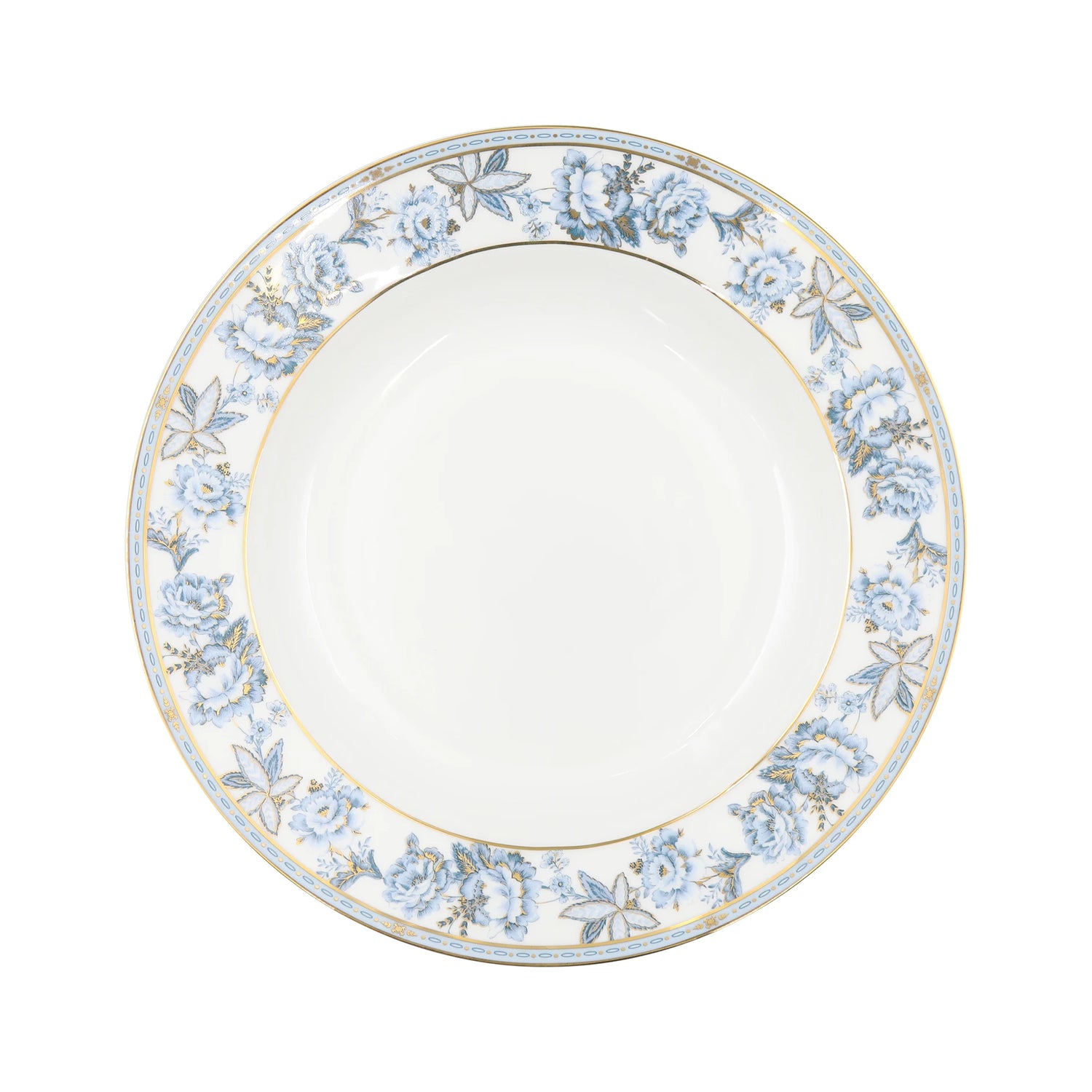 Moonlit Florals Bone China 5‑Piece Tea Set for Two – Essential Teapot & Cup Set