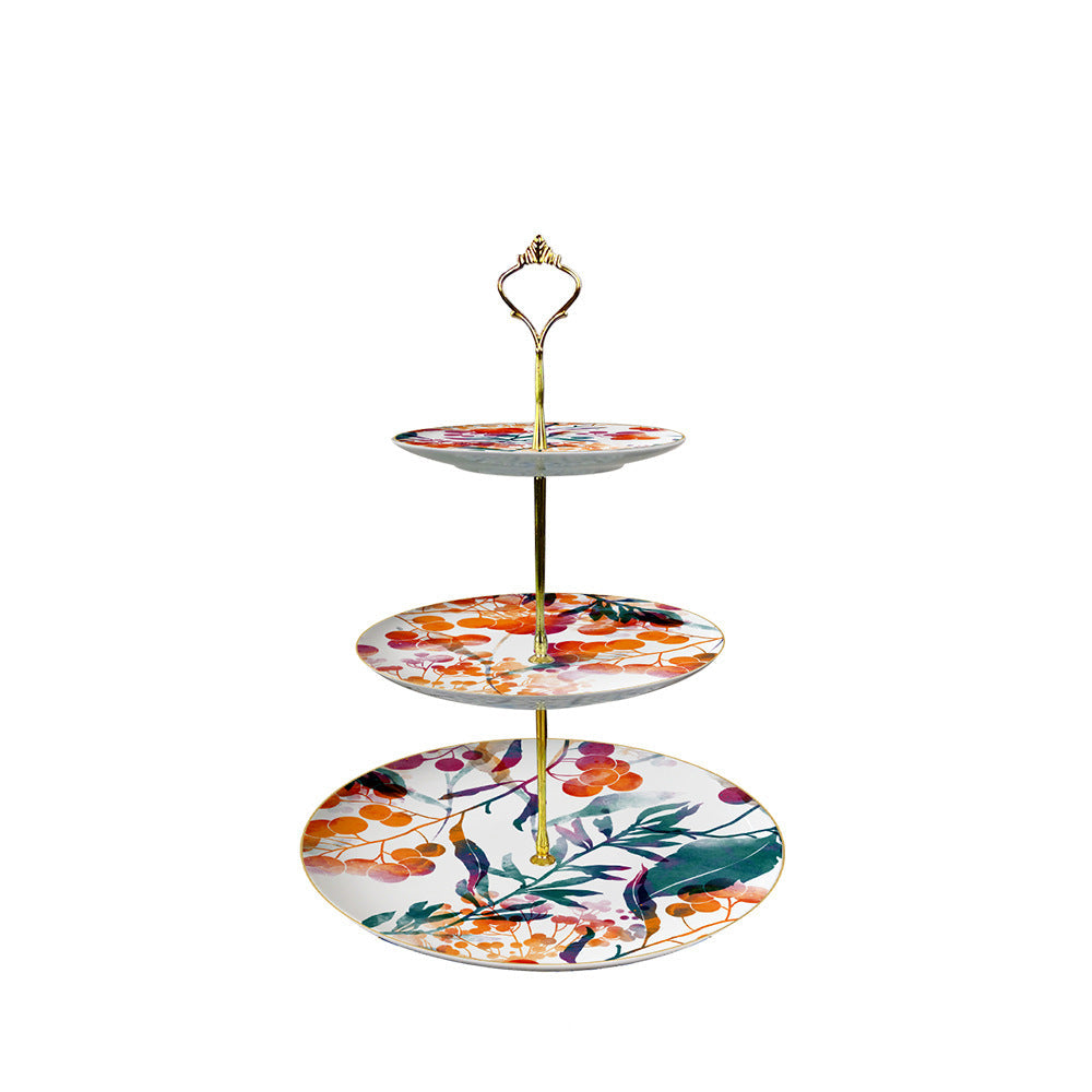Sienna Botanicals Three-Tier Dessert Stand