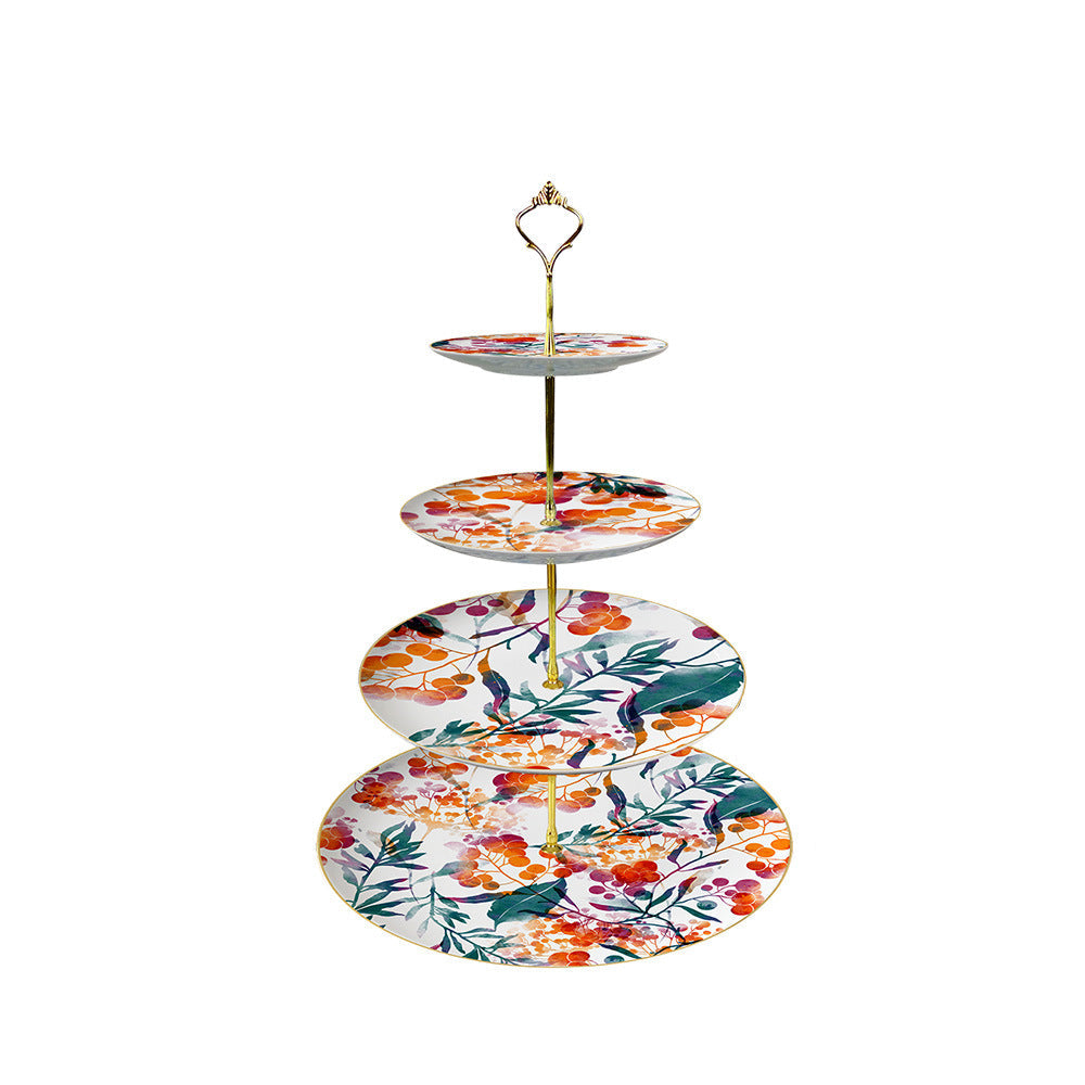 Sienna Botanicals Four-Tier Dessert Stand