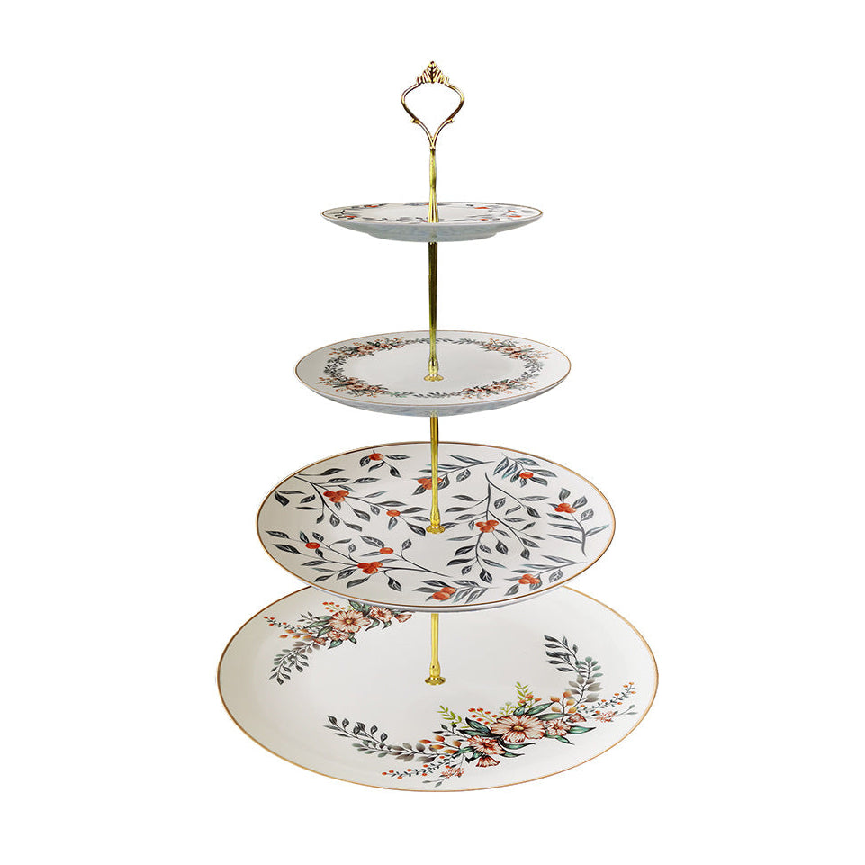 Verdant Garden Fine Bone China 6‑Inch Cereal Bowl