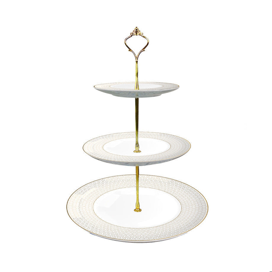 Nouvelle Or Lys Bone China 5‑Piece Tea Set for Two – Essential Teapot & Cup Set