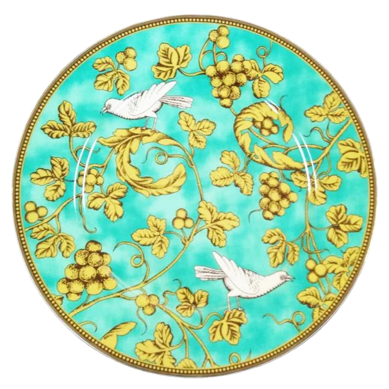 Canopy Aviary Bone China Tea Set for One – Cup Set & Plates