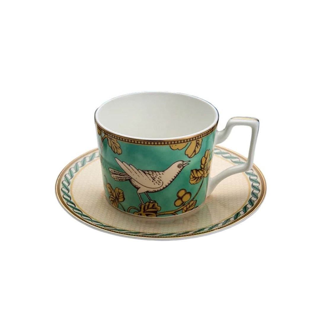 Canopy Aviary Bone China Tea Cup & Saucer Set Cup & Saucer Set