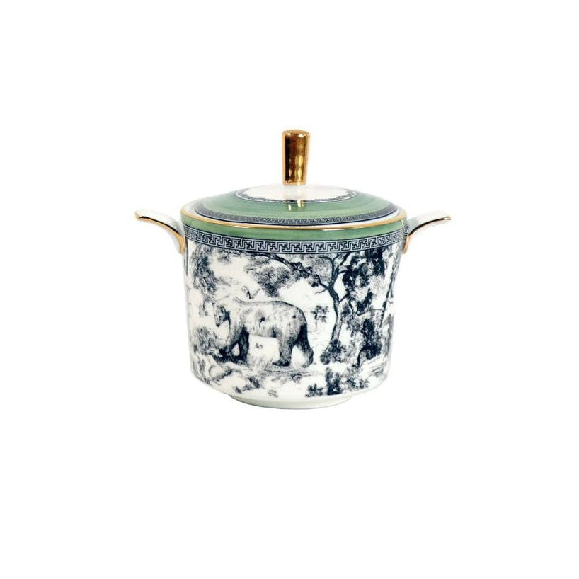 Woodland Toile Sugar Bowl