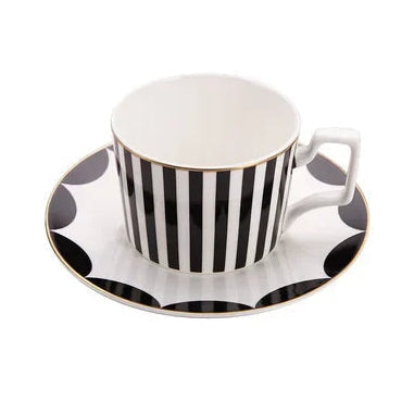 Monochrome Laureate Cup & Saucer Set - 275ml