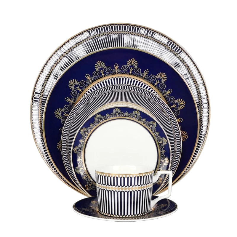 Regency Stripe Fine Bone China 12‑Inch Fish Dish