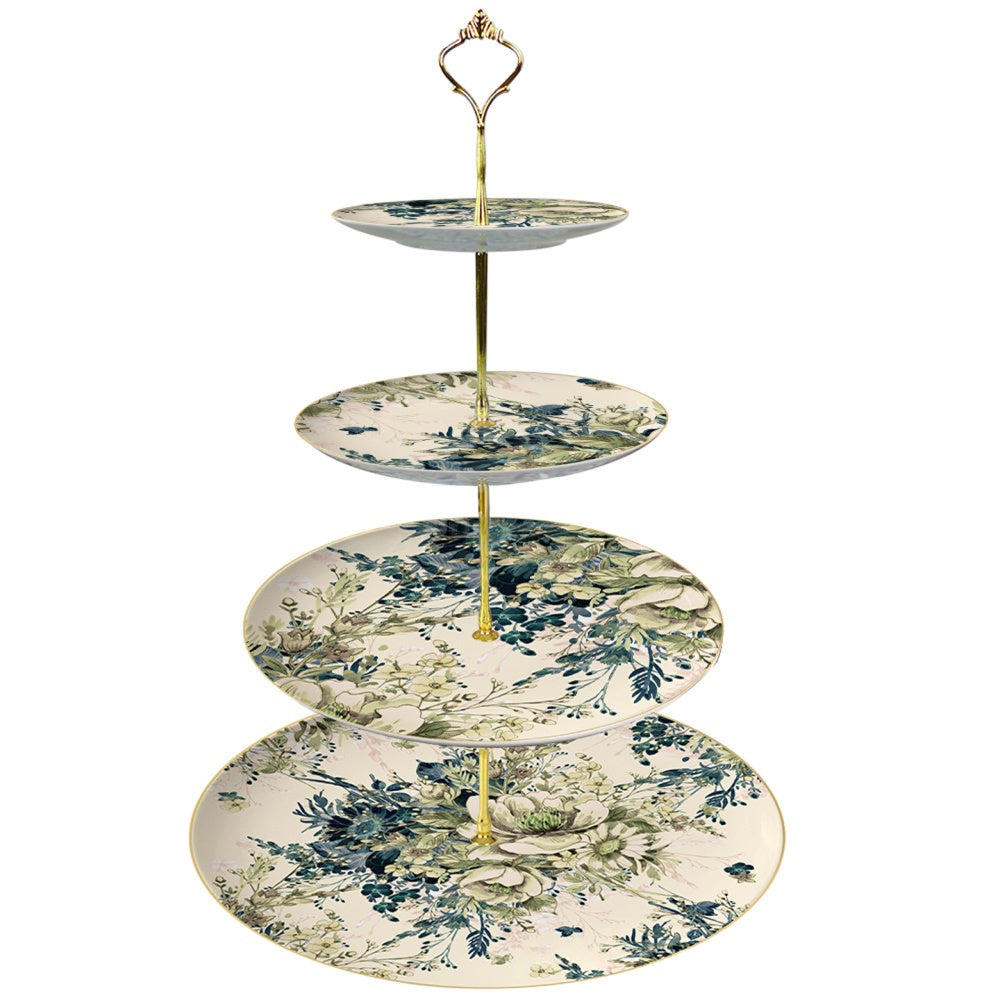 Elysian Garden Fine Bone China Dinner Plate Set