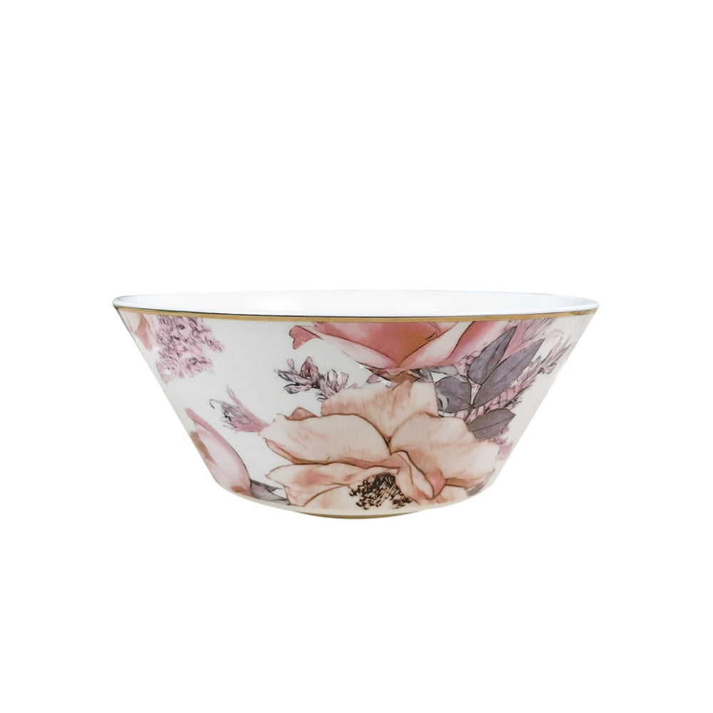 Blush Reverie Fine Bone China Floral Sugar Bowl